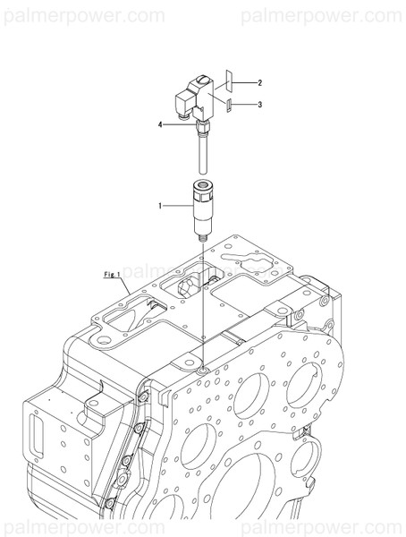 Order YANMAR 177516-04660 Spacer, Temp. Sensor