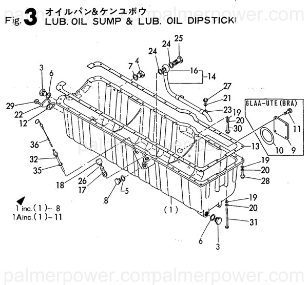 Order YANMAR 748616-01550 Sump Assy, Oil