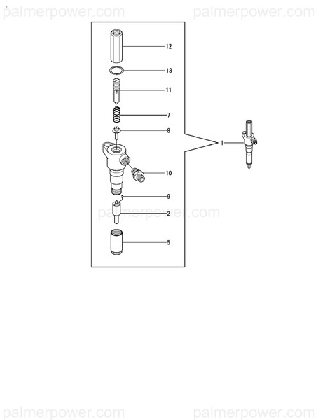 Order YANMAR 727881-53100 Valve Assy,Injection