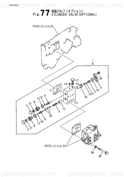 Order YANMAR 177061-04021 Valve Assy, Silent