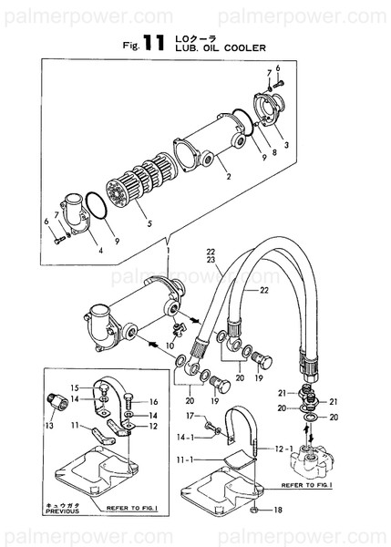Order YANMAR 177025-04650 Body, Oil Cooler