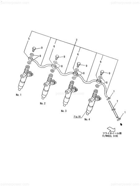Order YANMAR 126438-59440 Pipe Assy