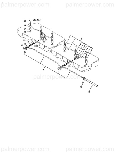 Order YANMAR 180210-59080 Joint (6X6X6)
