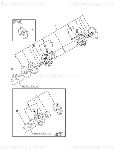 Order YANMAR 796340-23810 Damper Kit