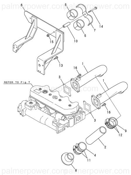 Order YANMAR 127426-12120 Pipe