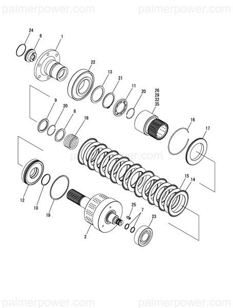 Order YANMAR 177512-03120 Shaft Assy, Input