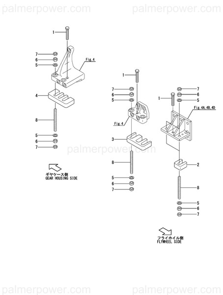 Order YANMAR 42212-005150 Liner, Foot