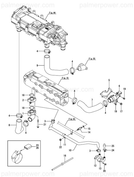 Order YANMAR 120672-44450 Joint, Cfw