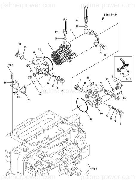 Order YANMAR 177514-04511 Body, Oil Cooler