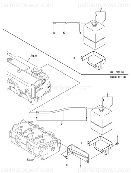 Order YANMAR 127698-44820 Bracket, Sub-Tank