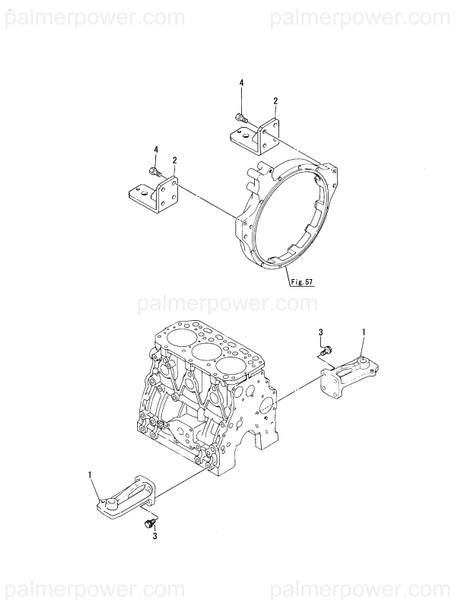 Order YANMAR 129198-08110 Foot, Mounting