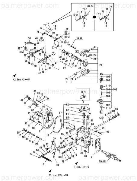 Order YANMAR 720148-61530 Case Assy, Governor
