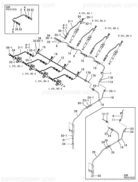 Order YANMAR 148616-59110 Pipe Assy, Return