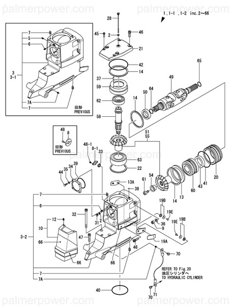 Order YANMAR 796347-02901 Case Assy,Gear Upper