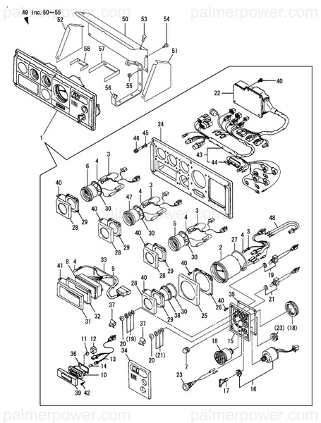Order YANMAR 148018-91191 Panel Assy