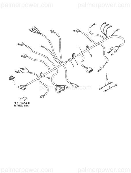 Order YANMAR 148690-77500 Harness, Wire