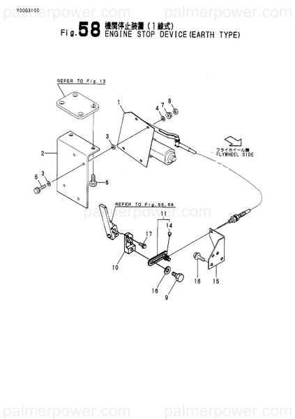 Order YANMAR 126684-66590 Bracket