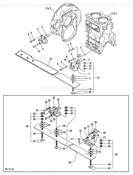 Order YANMAR 127488-01080 Foot, Mounting