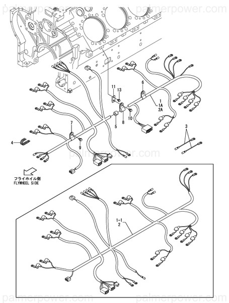 Order YANMAR 148999-77511 Harness, Wire