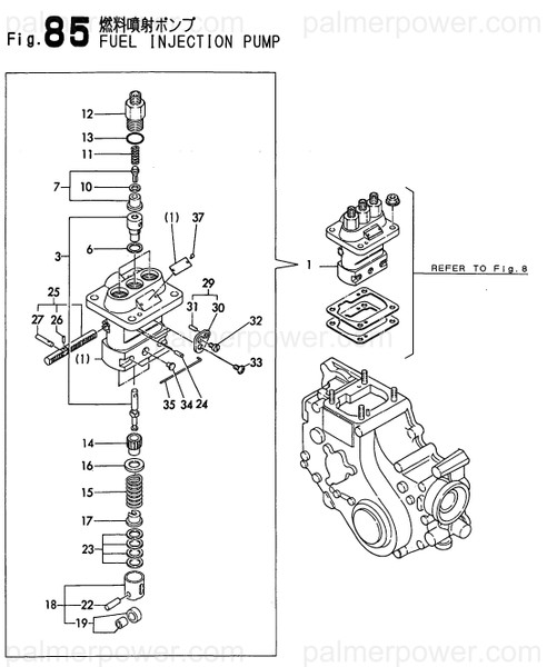 Order YANMAR 728372-51100 Pump Assy, Injection
