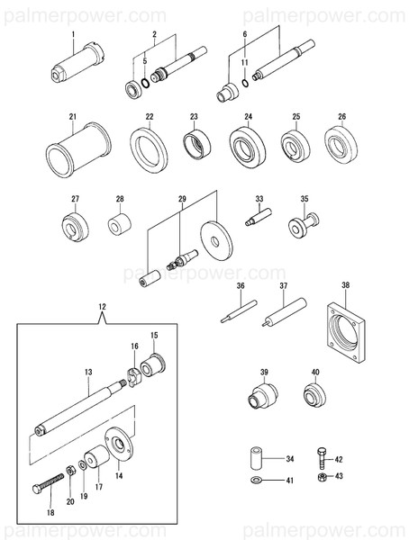 Order YANMAR 196320-92150 Tool, Bearing