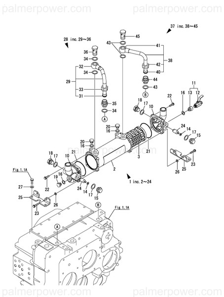 Order YANMAR 177512-07040 Pipe, Cooler