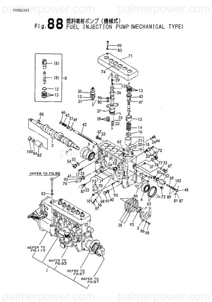 Order YANMAR 748609-51903 Pump Assy, Injection