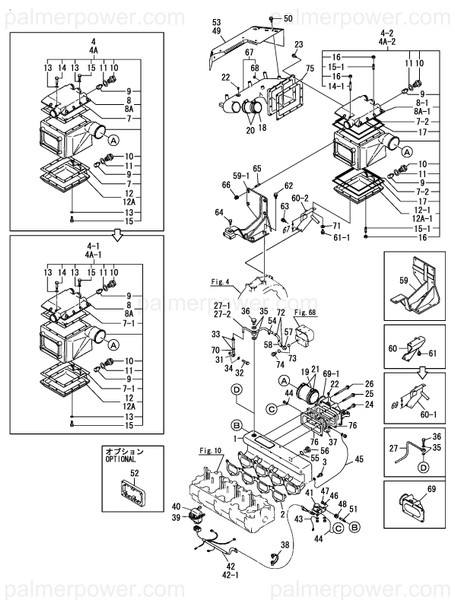 Order YANMAR 127495-12120 Gasket, Manifold