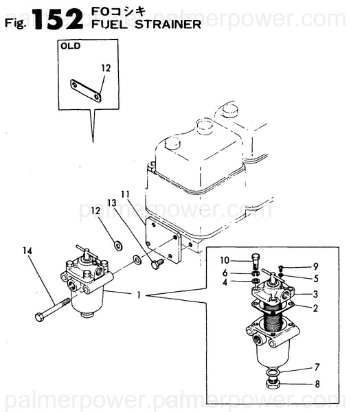 Order YANMAR 135610-55900 Strainer, Fuel