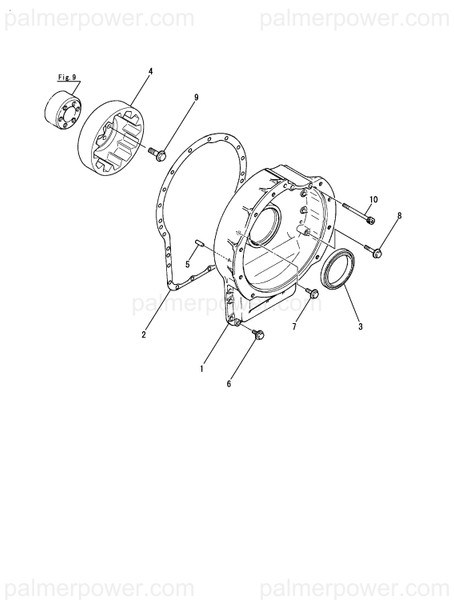 Order YANMAR 120325-01780 Seal, Oil T=9