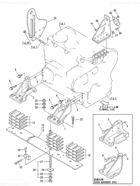 Order YANMAR 148633-01660 Foot, Mounting