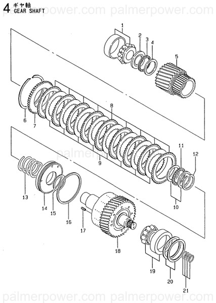 Order YANMAR XJM2087L Bearing, Thrust