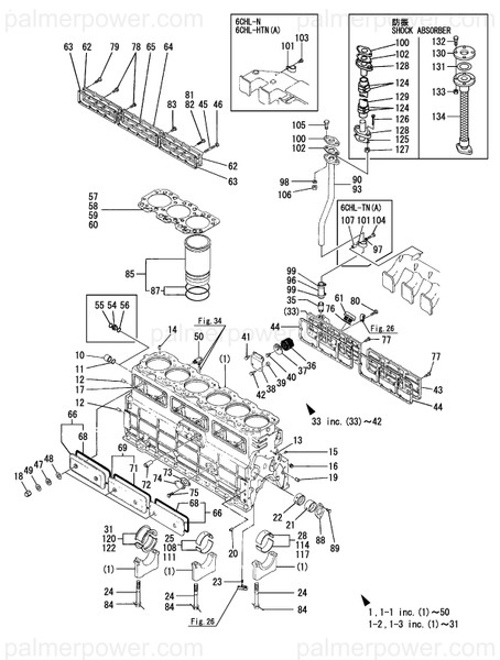 Order YANMAR 727689-01561 Block Assy, Cylinder
