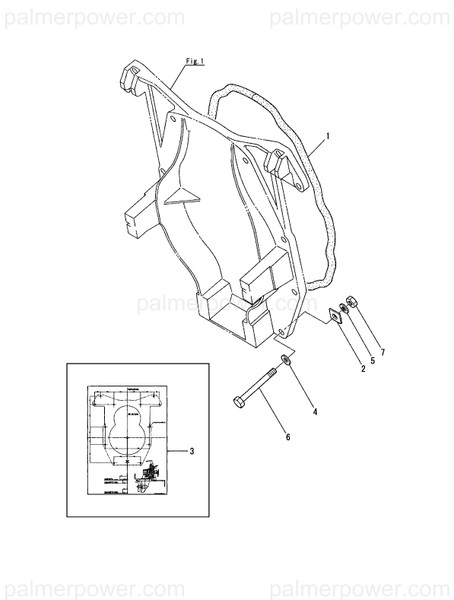 Order YANMAR 196322-92010 Plate, Transom