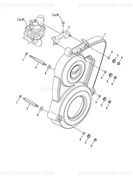 Order YANMAR 119581-09820 Bolt,Spacer Cov C