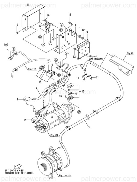 Order YANMAR 148661-77060 Harness,Alternator