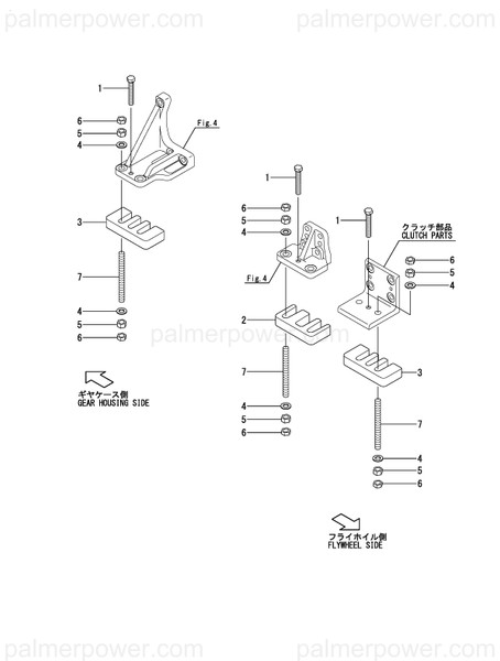 Order YANMAR 42212-553650 Liner, Foot