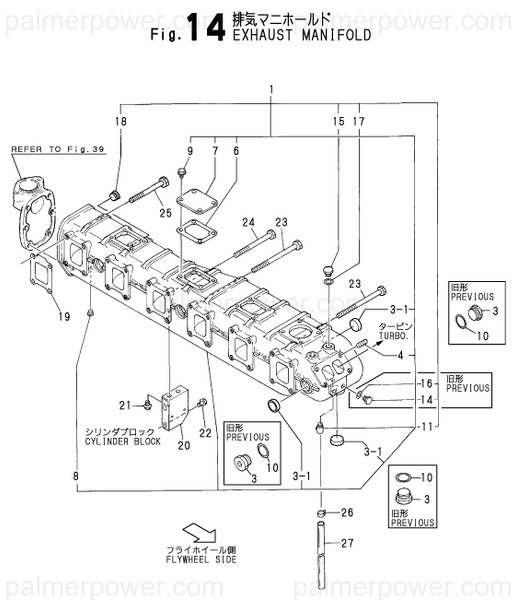 Order YANMAR 26213-120322 Stud, M12X 32