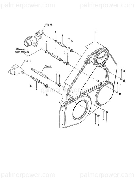 Order YANMAR 120672-09830 Bolt,Spacer Cov B