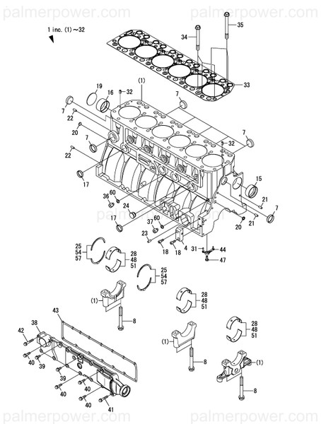 Order YANMAR 119581-01020 Mount, Gear Case