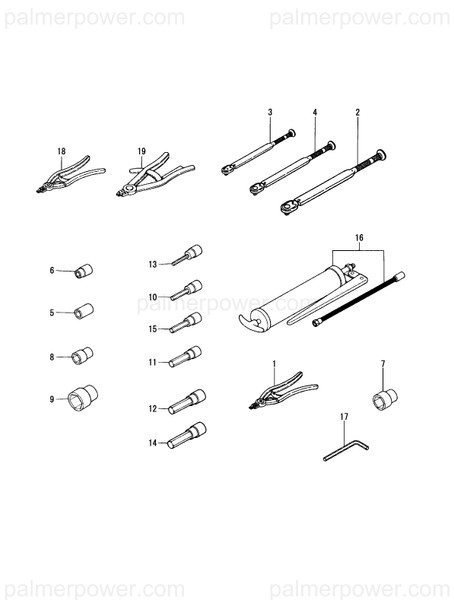 Order YANMAR 196320-92360 Wrench, Torque 1800