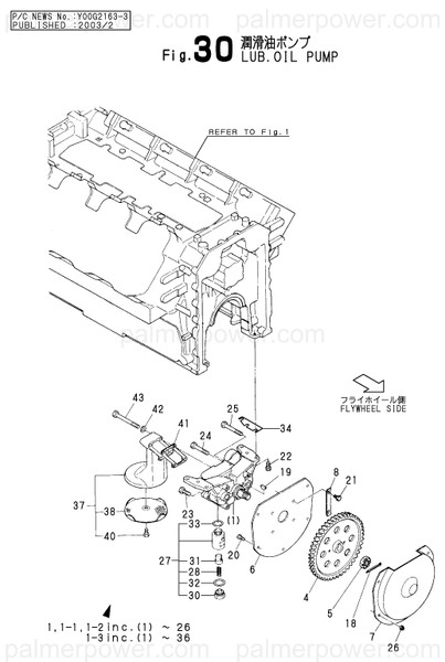 Order YANMAR 748817-32101 Pump Assy, Oil