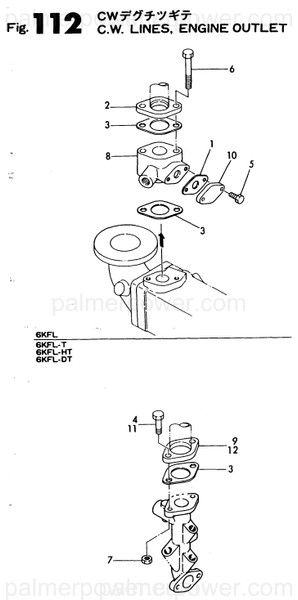 Order YANMAR 43320-000860 Flange, 40A