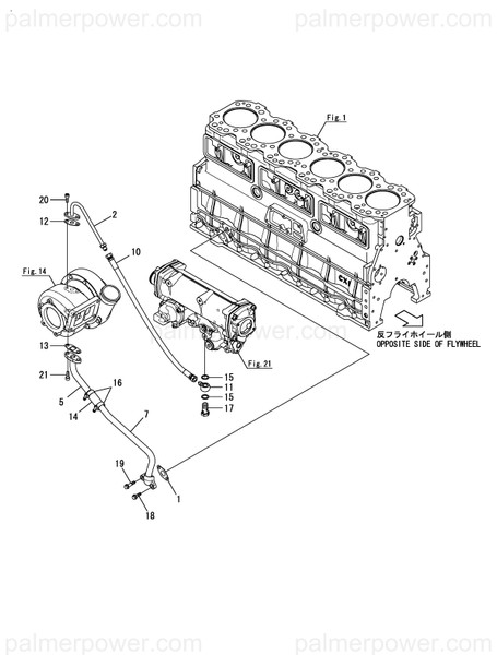 Order YANMAR 127677-39321 Pipe, Oil
