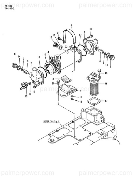 Order YANMAR 177411-04651 Body, Lub Oil Cooler