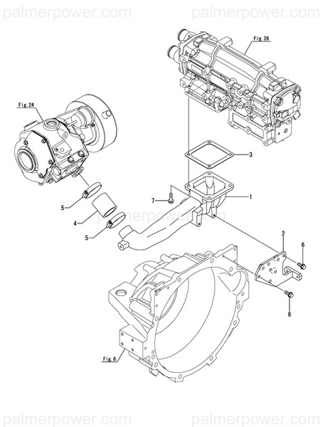 Order YANMAR 120673-18620 Hose, T/C Out