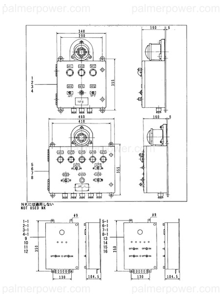 Order YANMAR 46141-552390 Panel, Alarm 2