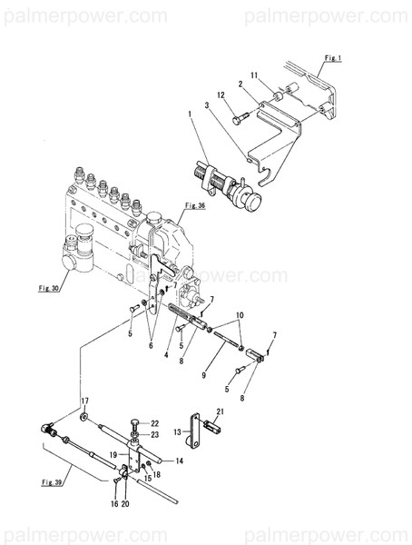 Order YANMAR 41660-500911 Link, Governor