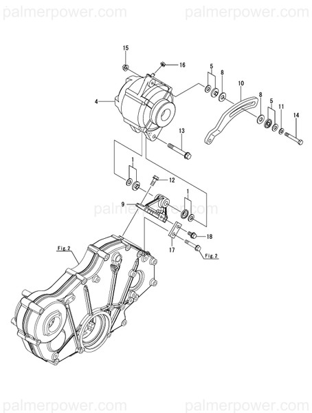 Order YANMAR 119581-77130 Bracket, Alternator