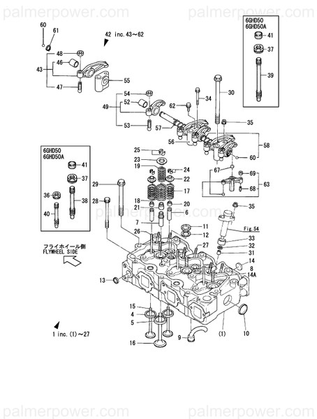 Order YANMAR 128612-11091 Seat, Valve